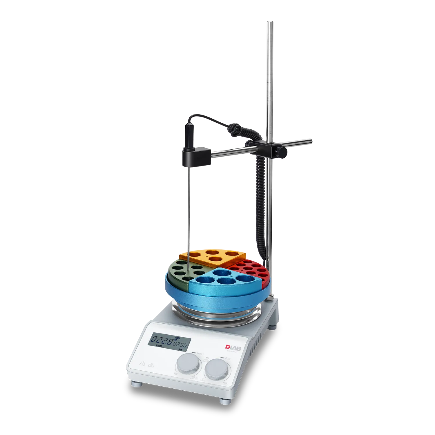 MS-H-ProA(5) MS-H-ProT Magnetic Hotplate Stirrer with 340°C heating 100-1500rpm | DLAB Scientific - Image 1