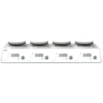 MS-H340-S4 LCD 4 Position Magnetic Hotplate Stirrer with 340℃ Heating | DLAB Scientific