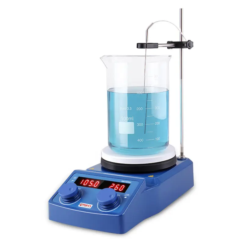 MI0102003-800-8001 MI0102003 5 Inch Magnetic Hotplate Stirrer with 280°C heating | Four E's Scientific - Image 1