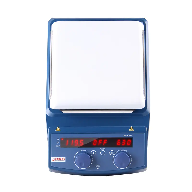 2-800-800 MI0102005 7 Inch Magnetic Hotplate Stirrer with 510°C heating | Four E’s Scientific - Image 1